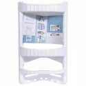 Półka łazienkowa narożna CADDY 280x175x450mm Katex