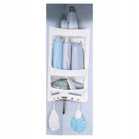 Półka łazienkowa narożna CADDY 280x175x450mm Katex Półka łazienkowa narożna CADDY 280x175x450mm Katex