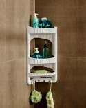 Półka łazienkowa narożna CADDY 280x175x450mm Katex