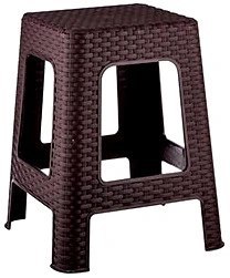 Taboret RATTAN -brąz 28x28x45 Katex