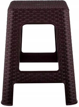 Taboret RATTAN -brąz 28x28x45 Katex