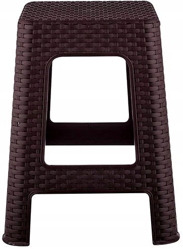 Taboret RATTAN -brąz 28x28x45 Katex Taboret RATTAN -brąz 28x28x45 Katex