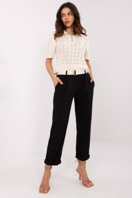 Spodnie Damskie Model DHJ-SP-20506.79 Black - Italy Moda