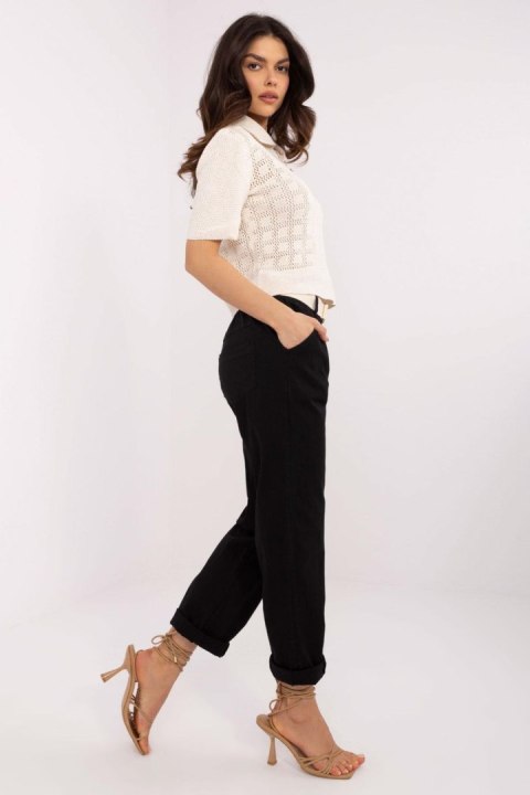 Spodnie Damskie Model DHJ-SP-20506.79 Black - Italy Moda Spodnie Damskie Model DHJ-SP-20506.79 Black - Italy Moda