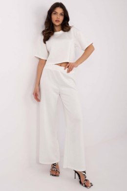 Spodnie Komplet Model DHJ-KMPL-20596.02 Ecru - Italy Moda