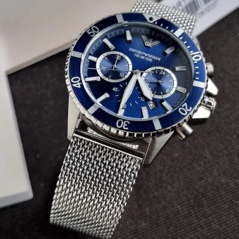 Emporio Armani ZEGAREK MĘSKI EMPORIO ARMANI AR11587 DIVER (zi113a) + BOX Emporio Armani ZEGAREK MĘSKI EMPORIO ARMANI AR11587 DIVER (zi113a) + BOX