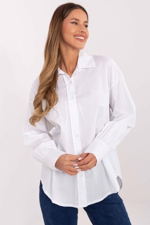 Koszula Damska Model MI-KS-C248.34 White - Italy Moda Koszula Damska Model MI-KS-C248.34 White - Italy Moda