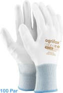 Rękawice robocze / Białe / OX-POLIUR_WW - 100 par (9 - L) OGRIFOX