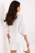 Sweter Damski Model MI-SW-7002.17 Ecru - Italy Moda