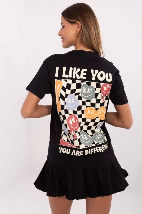 T-shirt Damski Model D12022AC02645E Grafit - Sublevel T-shirt Damski Model D12022AC02645E Grafit - Sublevel