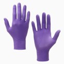 Rękawice Nitrylowe 100 sztuk / Fioletowe / Nitrylex Basic Violet (XL 9-10) MERCATOR