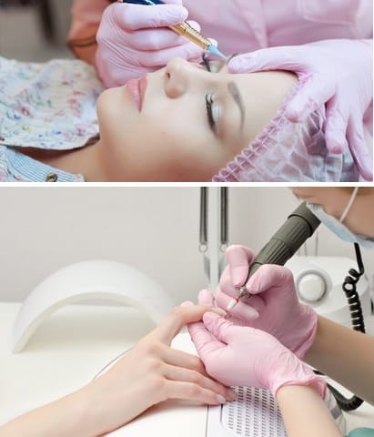 Rękawice Nitrylowe 100 sztuk / Różowe / Nitrylex Pink (M 7-8) MERCATOR Rękawice Nitrylowe 100 sztuk / Różowe / Nitrylex Pink (M 7-8) MERCATOR