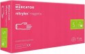 Rękawice Nitrylowe 100 szt. Nitrylex Magenta (M 7-8) MERCATOR