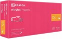 Rękawice Nitrylowe 100 szt. Nitrylex Magenta (S 6-7) MERCATOR