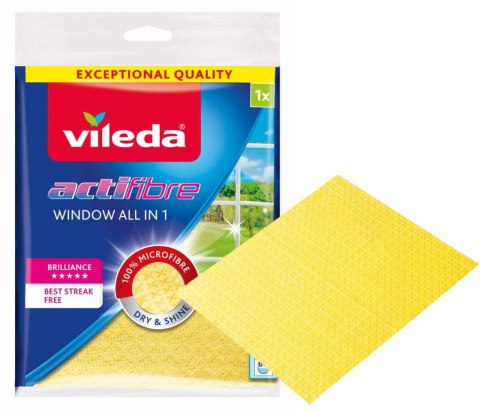 Ściereczka Vileda ACTIFIBRE okienna 1 szt. VILEDA Ściereczka Vileda ACTIFIBRE okienna 1 szt. VILEDA