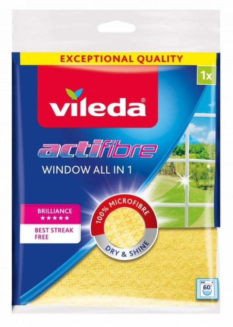 Ściereczka Vileda ACTIFIBRE okienna 1 szt. VILEDA Ściereczka Vileda ACTIFIBRE okienna 1 szt. VILEDA