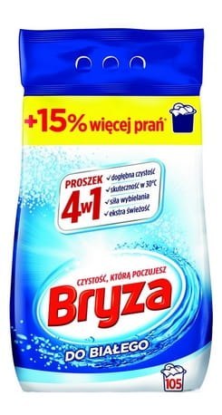 Bryza 4w1 proszek WHITE 6,825kg / 105 prań Bryza Bryza 4w1 proszek WHITE 6,825kg / 105 prań Bryza