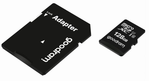 GOODRAM Karta Pamięci MicroSDXC 128GB CL10 UHS I + Adapter GOODRAM GOODRAM Karta Pamięci MicroSDXC 128GB CL10 UHS I + Adapter GOODRAM
