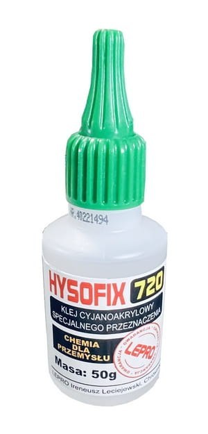 Klej Cyjanoakrylowy HYSOFIX 720 - 50g PAKO Klej Cyjanoakrylowy HYSOFIX 720 - 50g PAKO