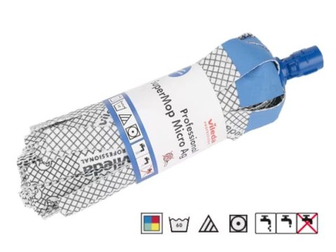 Wkład antybakteryjny SuperMop Ag niebieski VILEDA PROFESSIONAL Wkład antybakteryjny SuperMop Ag niebieski VILEDA PROFESSIONAL