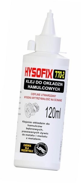 Klej Do Okładzin Hamulcowych HYSOFIX 770-2 - 120 ml PAKO Klej Do Okładzin Hamulcowych HYSOFIX 770-2 - 120 ml PAKO