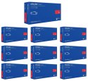 Rękawice Nitrylowe 100 szt. Nitrylex Basic Dark Blue - 10 kpl. (M 7-8) MERCATOR
