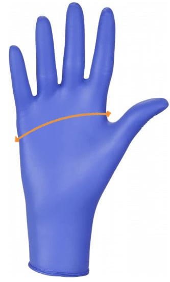 Rękawice Nitrylowe 100 szt. Nitrylex Basic Dark Blue - 10 kpl. (M 7-8) MERCATOR Rękawice Nitrylowe 100 szt. Nitrylex Basic Dark Blue - 10 kpl. (M 7-8) MERCATOR