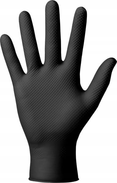 Rękawice Nitrylowe 50 szt. Gogrip Black (M 7-8) MERCATOR Rękawice Nitrylowe 50 szt. Gogrip Black (M 7-8) MERCATOR