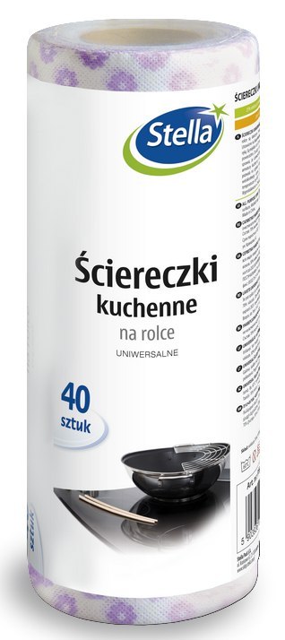 ST Ściereczki kuchenne na rolce 40szt STELLA ST Ściereczki kuchenne na rolce 40szt STELLA