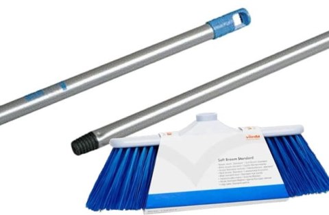 Zestaw Miotła Standard Economic miękka 30 cm + Kij do szczotki z gwintem VILEDA PROFESSIONAL Zestaw Miotła Standard Economic miękka 30 cm + Kij do szczotki z gwintem VILEDA PROFESSIONAL