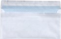 Koperta DL biała SK samoklejąca 110x220 mm - okienko 90x45 mm - 250 szt. PAKO