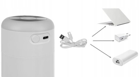 Nawilżacz powietrza z dyfuzorem zapachu LED NP1636 PAKO Nawilżacz powietrza z dyfuzorem zapachu LED NP1636 PAKO