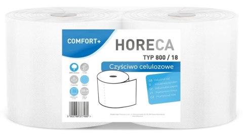 Czyściwo papierowe 2R HORECA COMFORT+ typ 800/18 2W - 12 Rolek Horeca Czyściwo papierowe 2R HORECA COMFORT+ typ 800/18 2W - 12 Rolek Horeca