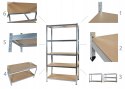 Regał magazynowy 220x100x45 cm - 5 Półek PAKO