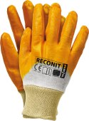 Rękawice robocze / Pomarańczowe / RECONIT - 100 Par (10 - XL) REIS