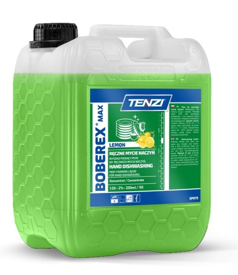 TENZI BOBEREX MAX Lemon 5L. Płyn Do Mycia Naczyń TENZI TENZI BOBEREX MAX Lemon 5L. Płyn Do Mycia Naczyń TENZI