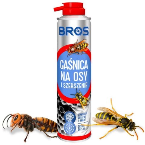 BROS Gaśnica Na Osy I Szerszenie 300 ml BROS BROS Gaśnica Na Osy I Szerszenie 300 ml BROS