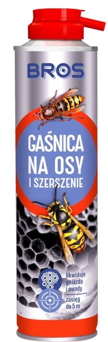BROS Gaśnica Na Osy I Szerszenie 300 ml BROS BROS Gaśnica Na Osy I Szerszenie 300 ml BROS