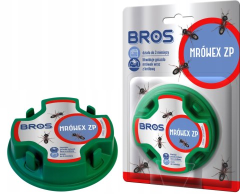 BROS MRÓWEX Preparat W Karmniku Na Mrówki - 4 szt. BROS BROS MRÓWEX Preparat W Karmniku Na Mrówki - 4 szt. BROS