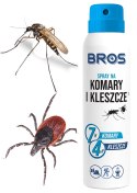 BROS - spray na komary i kleszcze 90ml - 4 szt. BROS