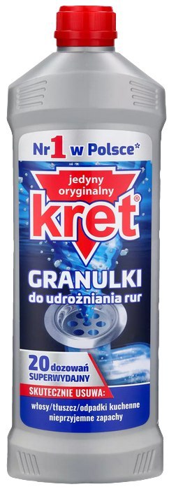 Kret Granulki Do Udrożniania Rur 800g KRET