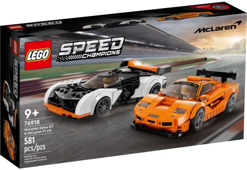 76918 - LEGO Speed Champions - McLaren Solus GT i McLaren F1 LM LEGO 76918 - LEGO Speed Champions - McLaren Solus GT i McLaren F1 LM LEGO