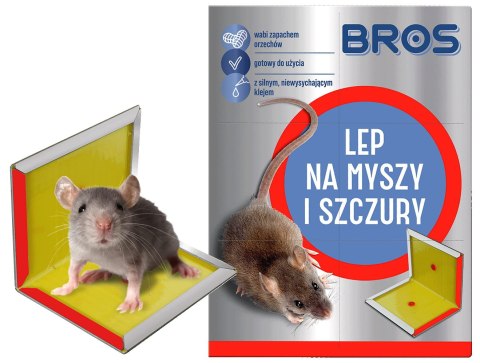 BROS - lep na myszy i szczury - 10 szt. BROS BROS - lep na myszy i szczury - 10 szt. BROS
