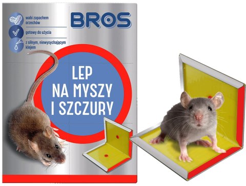 BROS - lep na myszy i szczury - 10 szt. BROS BROS - lep na myszy i szczury - 10 szt. BROS