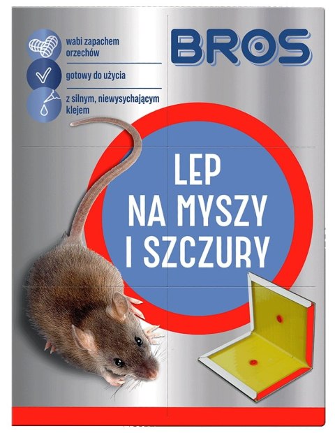 BROS - lep na myszy i szczury - 10 szt. BROS BROS - lep na myszy i szczury - 10 szt. BROS