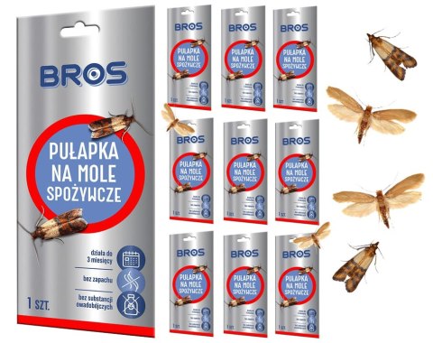 BROS - na mole spożywcze - 10 szt. BROS BROS - na mole spożywcze - 10 szt. BROS