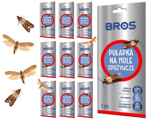 BROS - na mole spożywcze - 10 szt. BROS BROS - na mole spożywcze - 10 szt. BROS
