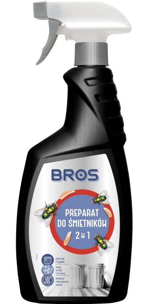 BROS - preparat do śmietników 2w1 500ml BROS BROS - preparat do śmietników 2w1 500ml BROS