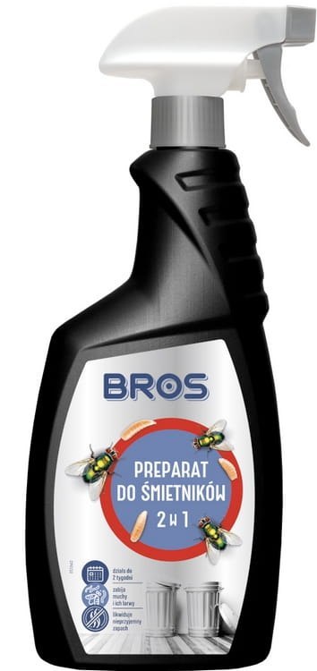 BROS - preparat do śmietników 2w1 500ml BROS BROS - preparat do śmietników 2w1 500ml BROS