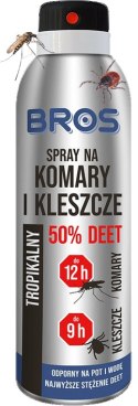 BROS - spray na komary i kleszcze 50% DEET 90ml - 2 szt. BROS